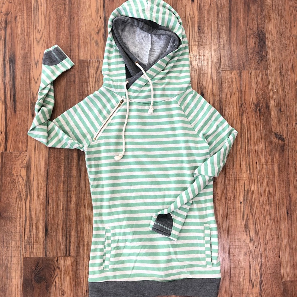 Double hood sweatshirt